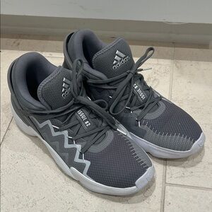 Adidas Men's Dark Gray Athletic Shoes